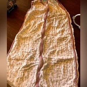 Cotton muslin/bamboo baby sleep sack